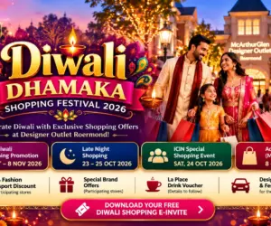 Navratri & Diwali Dhamaka Sale 2026 at Roermond Designer Outlet